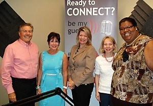 Greta Cairns with SCI Companies, Cindy Southwell with AFR Furniture Rental and Lisa Kennedy with Bobby Dodd Institute