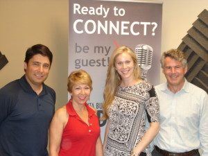 Jim Denny with Navicure, Teryn Ashley with Your Online Marketing Pro and Lori O’Brien with Atlanta Special Events
