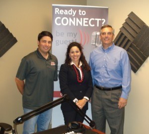 Eva Scott with Premier Financial Alliance and Brad Raffensperger with Tendon Systems and Revitalized Structures