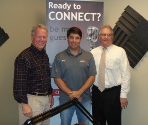 Steve Dorough and Dave Gleim with the Southwest Gwinnett Chamber of Commerce