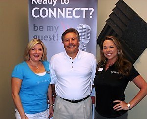 Angeline Kelly with Caliber Home Loans and Nancy Rosenberg with Sign-A-Rama Buford