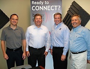 Ryan Burton with Ryan Burton Marketing, J.T. Marburger with Renew Merchandise and John Loud with Loud Security Systems