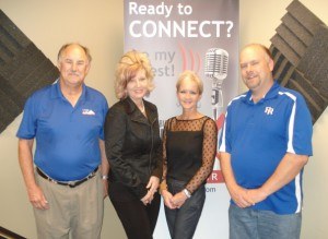 Christine Steck and Jerry Couch with Lanier Tent Rental, and Robin Martinelli with Martinelli Investigations