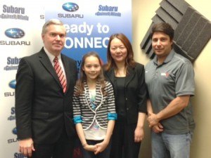 Ellie and Jen Peters with Cool2Sweet and Mike Gifford from National Business Chamber of Greater Gwinnett