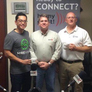 Chau Nguyen with Hirewire and Andy Powell with Alchemy Polymers