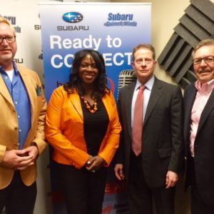Steve Palmer with The Cottage School, Dr. Dionne Poulton with Poulton Consulting Group, and Jeff Plank with HLB Gross Collins