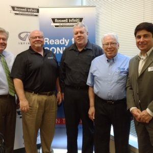 Tom Martin with Proactive Payroll, Alan Rosenbaum with Dream Vacations, and Zane Kinney with Astinel Security & Forensics