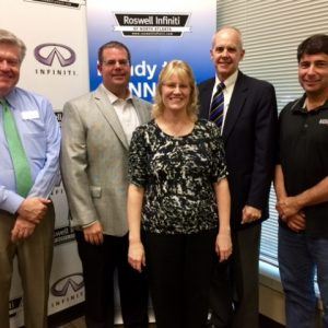 Kenneth Davis with Renasant Bank, Tara Lamboley with REV Demand, and Brad Camp with Talos Consulting