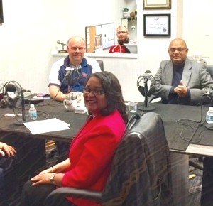 Rebekah Ratliff with Capital City Mediations, Venus Desai with NuGen Systems, and Stephen Box with Stephen Box Fitness & Nutrition
