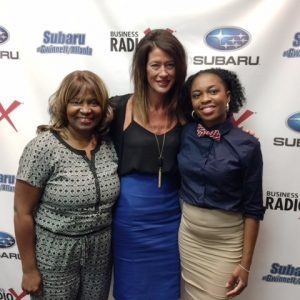 Patricia Harris with True Hearts Travel & Dream Vacations, Tiffany Hale Carter with Tiffany Hale Carter Design Firm, Jessica Mills with Keune Haircosmetics