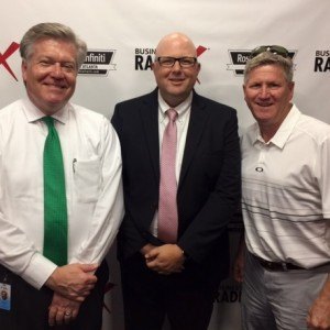 Chris Mixon with Bank of North Georgia (a division of Synovus Bank) and Don Peterson with The Swing Factory Golf Studio