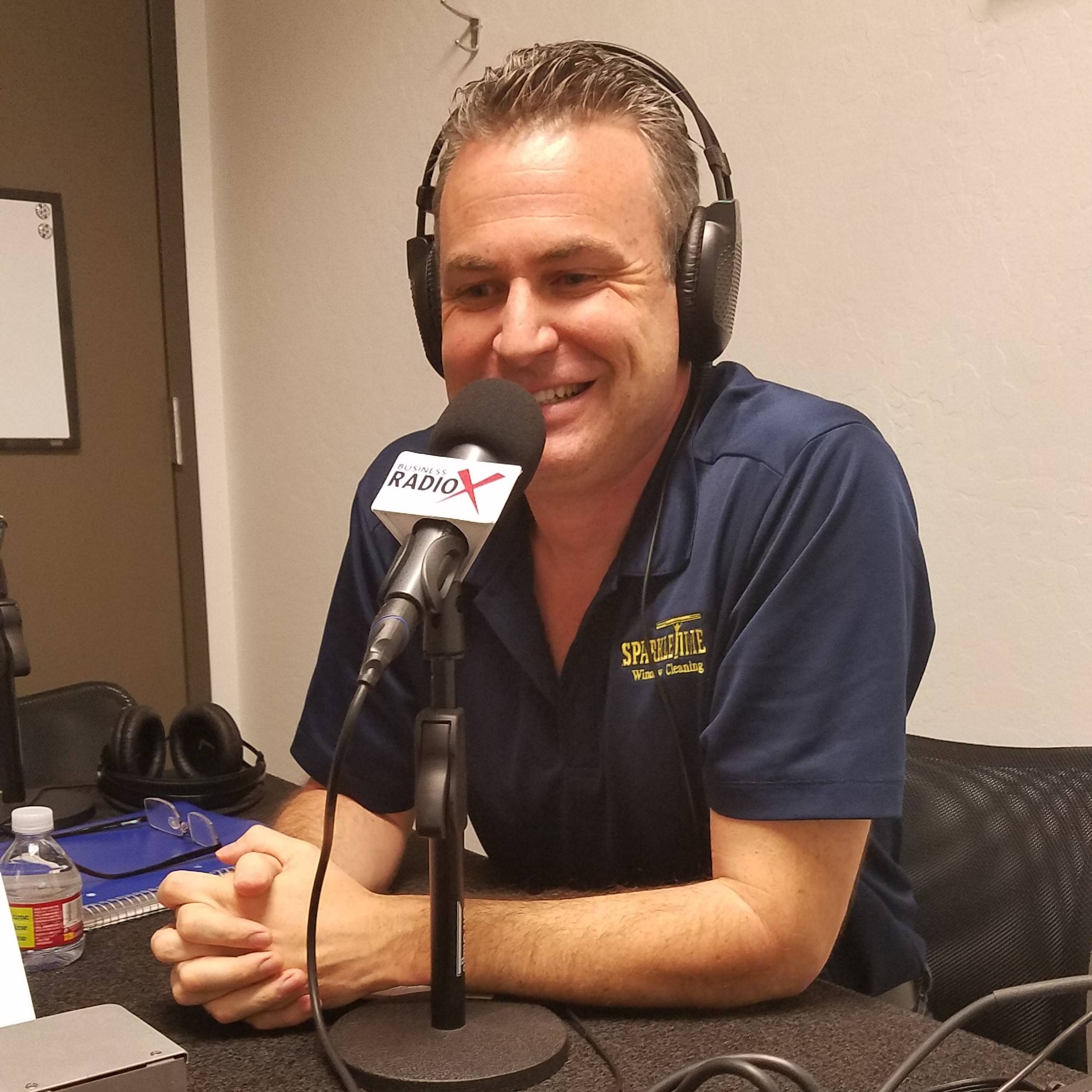 David Bryson with SparkleTime Window Cleaning - Business RadioX