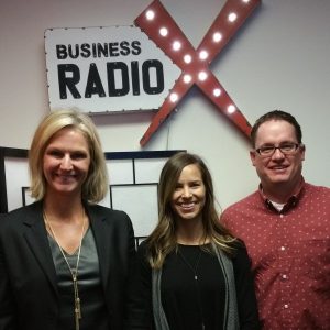 Mickey Mellen and Ali Green with GreenMellen and Wendy Stewart with Bank of America
