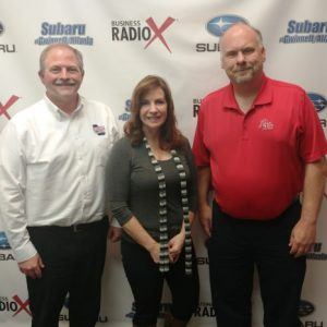 Jason Moss and Marjorie Dykes with the Georgia Manufacturing Alliance