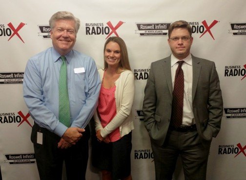 Tracy Stowell with The Rhoads Group and Grant Brim with