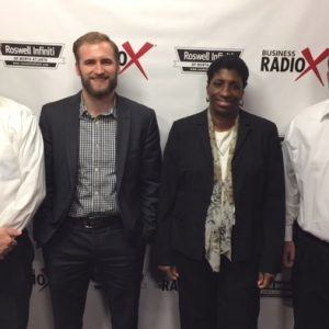 Luke Keller with Amplio Recruiting, Diane Dixon with Stryde Savings, and Alex Porter with FOX Digital Strategies