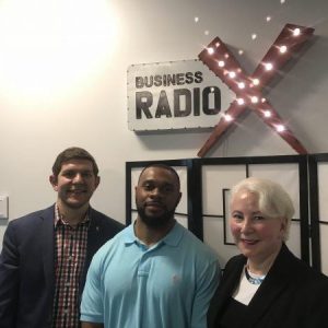 Steven Kronenberg with University of North Georgia – Mike Cottrell College of Business, Jane Beaudry with Master Executive Excellence, and Yura Bryant with Content Engagement Conversions