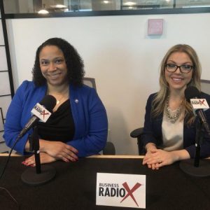 Elyse Archer with Southwestern Consulting Group and Erica Bracey with Georgia State University