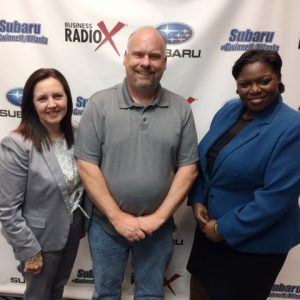 Shantell Wilson with the Gwinnett County Office of Economic Development and Danielle Cheung with Bank of America Merrill Lynch