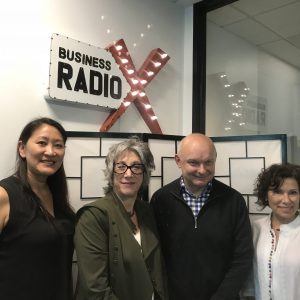 Mary Ellen McClanahan with Georgia Small Business Development , Mark Bouzyk with AKESOgen, Karen Cohen with Omiga Inc., Cherie Kloss with SnapNurse