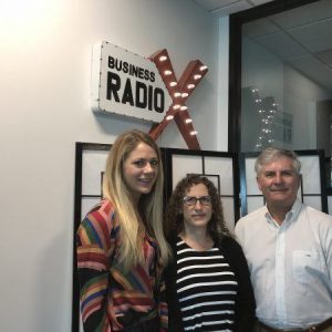 Fred Burke with Guardian Pharmacy Services, Stacey Savatsky with Museum of Contemporary Art of Georgia (MOCA GA), Sarah Hoots with SculptHouse