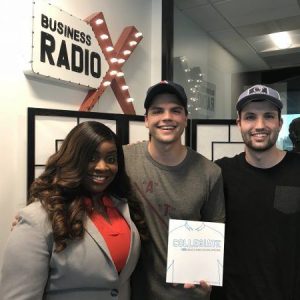 Caleb Stevens & Nick Salyers with Collegiate: 7 Big Ideas to Make College Awesome, Jasmine S. Dennis with I Speak Millennial