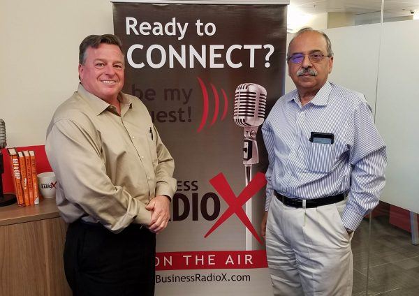 Humanitarian Raveen Arora with Think Human and Co-host Jim Hall with Crexendo