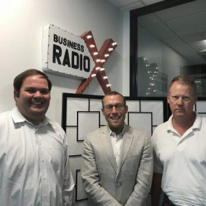Adam Merlin with Merlin Auto Group, Brett Stevens with The SearchLogix Group, and Dr. Chris Hermann with Clean Hands – Safe Hands