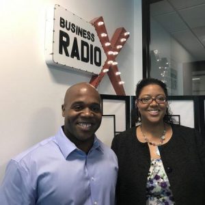 Dominique Maddox with We Sell Restaurants Inc. and Myra Cisse with Government Contractors Association