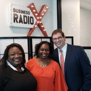 Aron Levine with Bank of America, Burunda Prince with Boomtown Accelerator and Clarissa J. Sparks with The She Sparks Agency