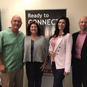 RHINO NATION Networking Phoenix Founder Gelie Akhenblit with My Home Group Associate Broker Patrick Davis and Sigrist Cheek Potter and Huyser Managing Partner Howell Cheek