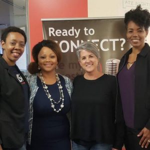 Joy Bretz Founder of nJOYBnFIT and Brenda Cunningham CEO of Push Career Management with Guest Co-host Isha Cogborn CEO of Epiphany Institute