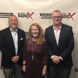 NORTH ATLANTA’S BIZLINK:  Jeff Petrea with Georgia Power and Bill Bland with Choate Construction