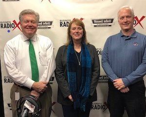 Lisa McGuire with Open Window Marketing and Paul Purcell with InfoQuest