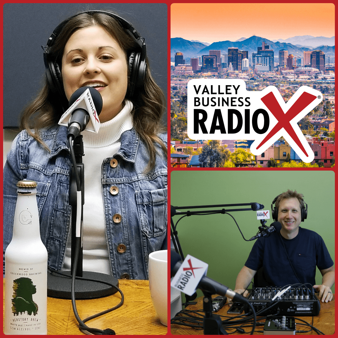 Megan Greenwood with Greenwood Brewing on Valley Business RadioX in Phoenix, AZ
