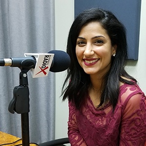 Dala Al-Fuwaires with FJI on the radio at Valley Business RadioX in Phoenix, Arizona