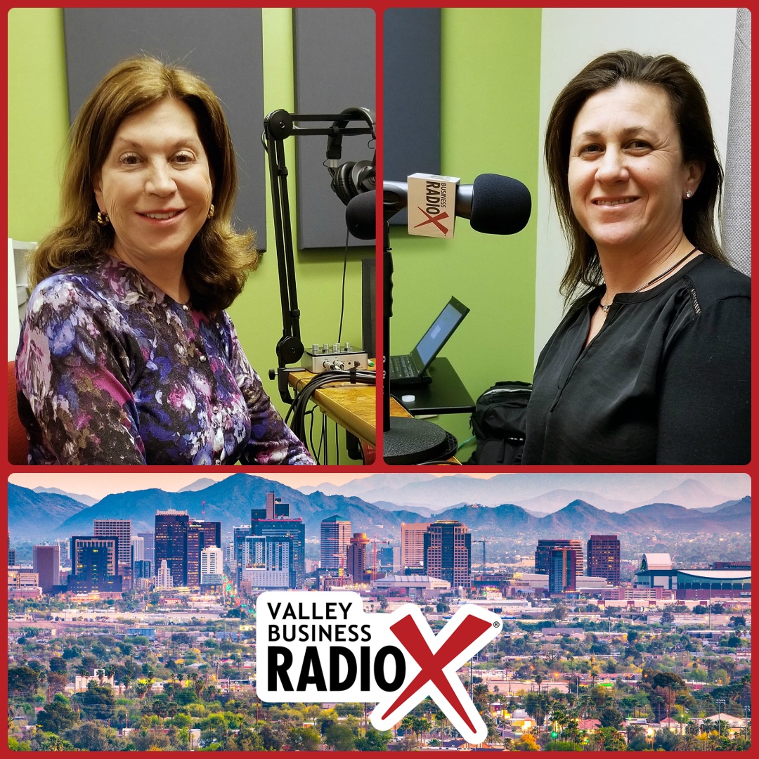 Valley Business Radio Julee Landau Shahon and Rachel Hoffer with Violins of Hope on Valley Business RadioX in Phoenix, AZ