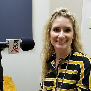 Nicole Hein with Southwest Behavioral & Health Services in the studio at Valley Business RadioX in Phoenix, AZ