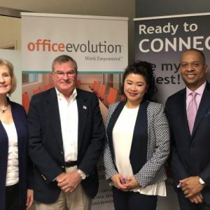 Office Evolution Radio: Ed and Clare Stefan with Active Financial Group, Dallas Smith with T. Dallas Smith and Company and Nirinya Kummantool with US Health Advisors
