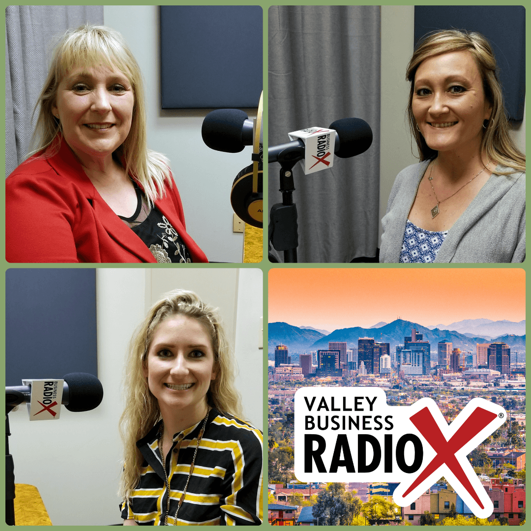 Cindy Webb, Lynda Riford, and Nicole Hein with Southwest Behavioral & Health Services on Valley Business RadioX in Phoenix, AZ