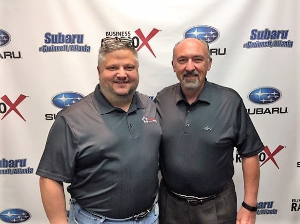 Doug Ireland with Freeland Painting