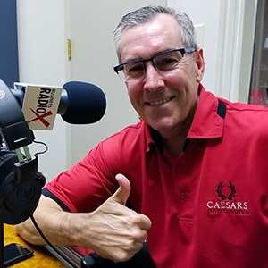 Robert Livingston with Harrah's Ak-Chin in the Valley Business RadioX studio in Phoenix, Arizona