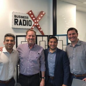 Jon Bradway with CapTech, Chris Duncan with Decisely and Rupen Patel with Healthgrades