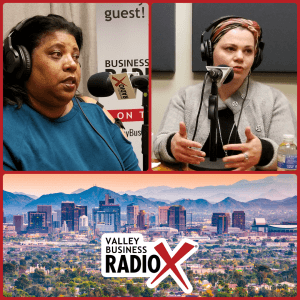 Adrienne Bryant with Bryant Commercial Real Estate, Shatha Barbour with Hera Hub Phoenix
