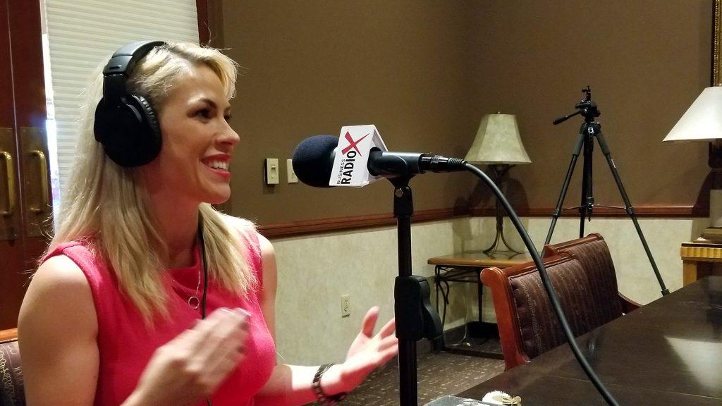 Crystal MacGregor with Epicure on the Valley Business Radio show in Phoenix, Arizona