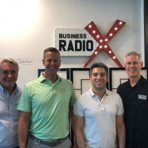 Chris Carneal with Booster Enterprises, Erik Bush with Demand Driven Technologies and Scott Roby with Ware2Go