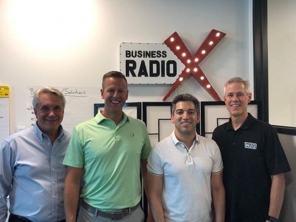 Chris Carneal with Booster Enterprises, Erik Bush with Demand Driven Technologies and Scott Roby with Ware2Go
