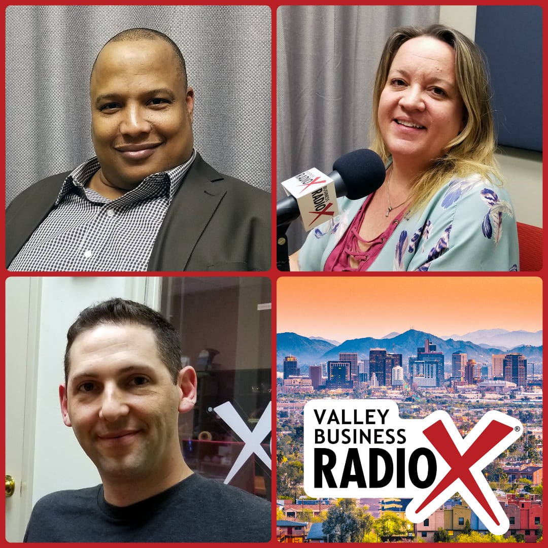 Valley Business Radio Alan "AP" Powell with the HeroZona Foundation, Heather Dopson, and Ben Bronson with Bunker Labs broadcasting live from the Valley Business RadioX studio in Phoenix, Arizona