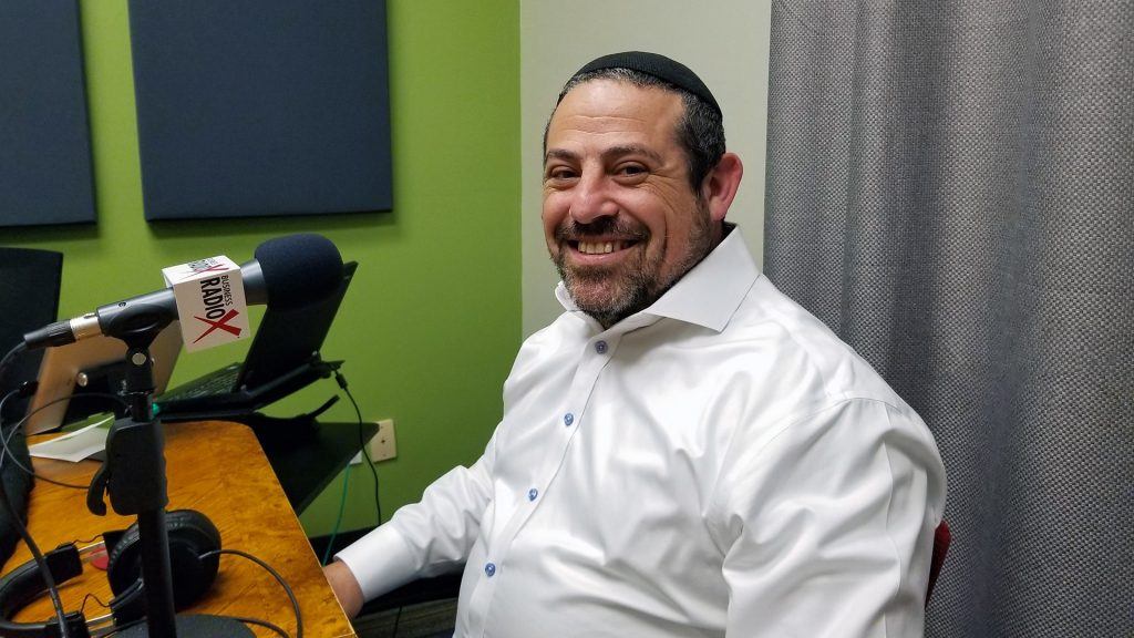 Rabbi Michael Beyo with East Valley Jewish Community Center on the radio at Valley Business RadioX in Phoenix, Arizona