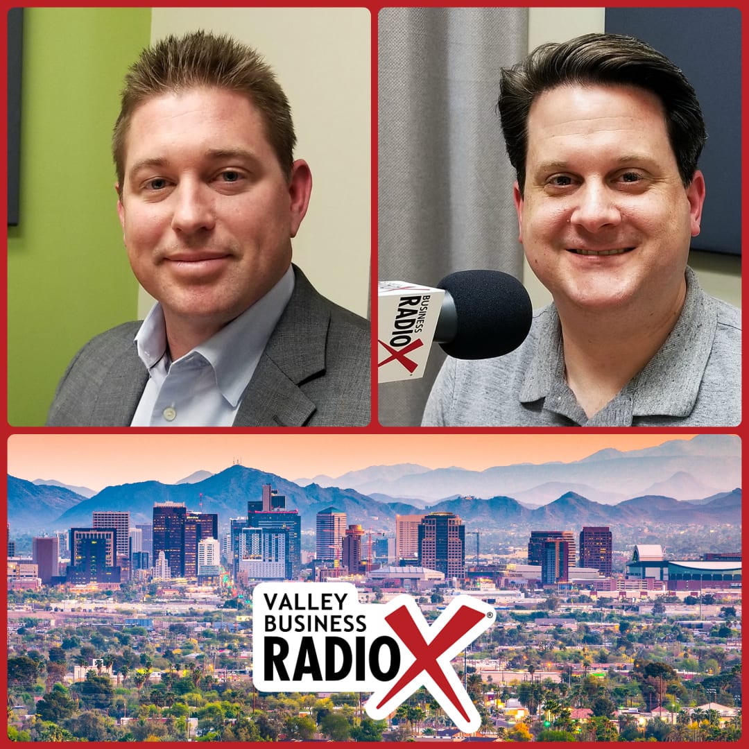Valley Business Radio Ron Fleming with Global Water Resources and Ben Graff with Quarles & Brady broadcasting live from the Valley Business RadioX studio in Phoenix, Arizona